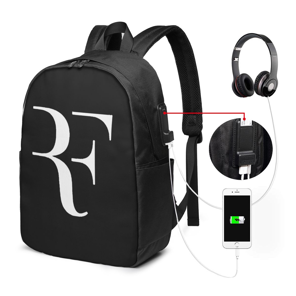 Books - Mochila Roger Federer, bolsa de viaje