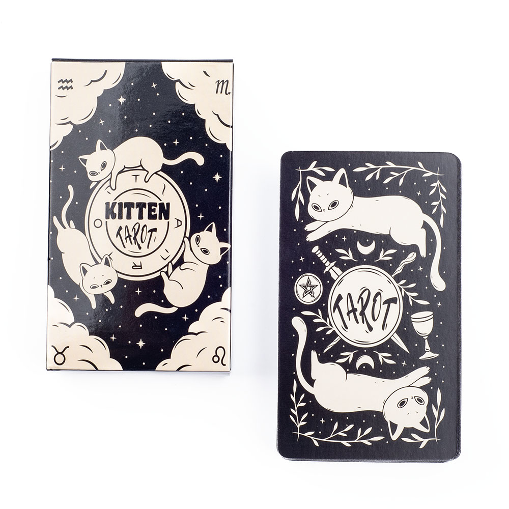 Baraja de Tarot de gatito, 78  - Tarot Deck With Guidebook reseña y precio