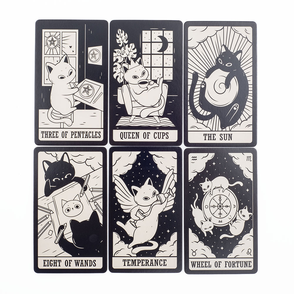 Baraja de Tarot de gatito, 78  - Tarot Deck With Guidebook reseña y precio