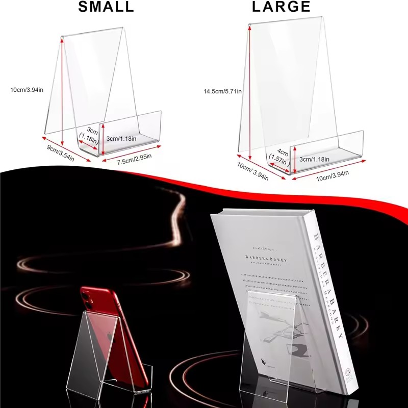 Soporte de acrílico para libro - Clear Acrylic Book Stand Holder reseña y precio