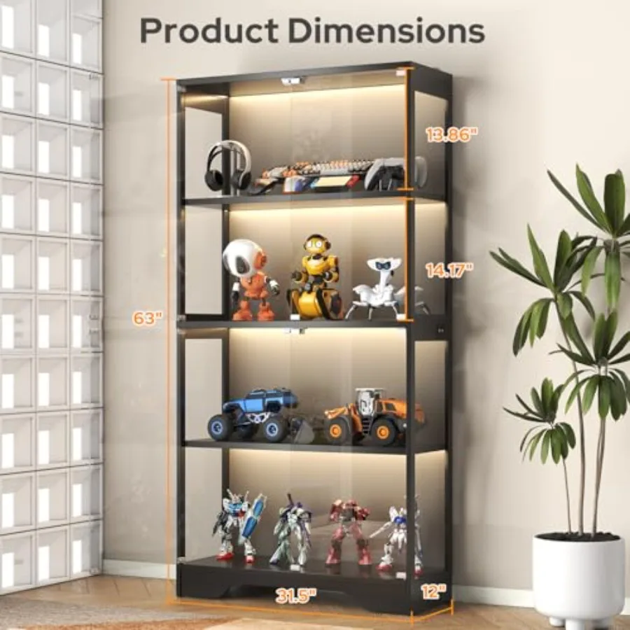 Vitrina con puertas de cristal - Books reseña y precio