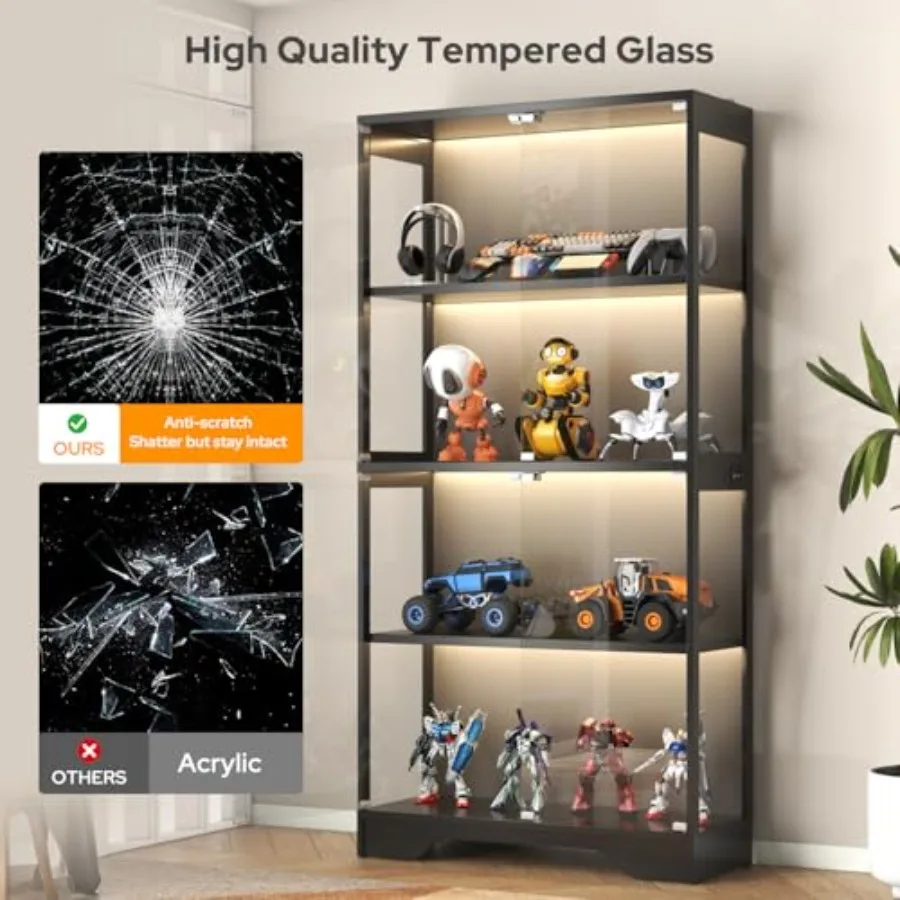 Vitrina con puertas de cristal - Books reseña y precio