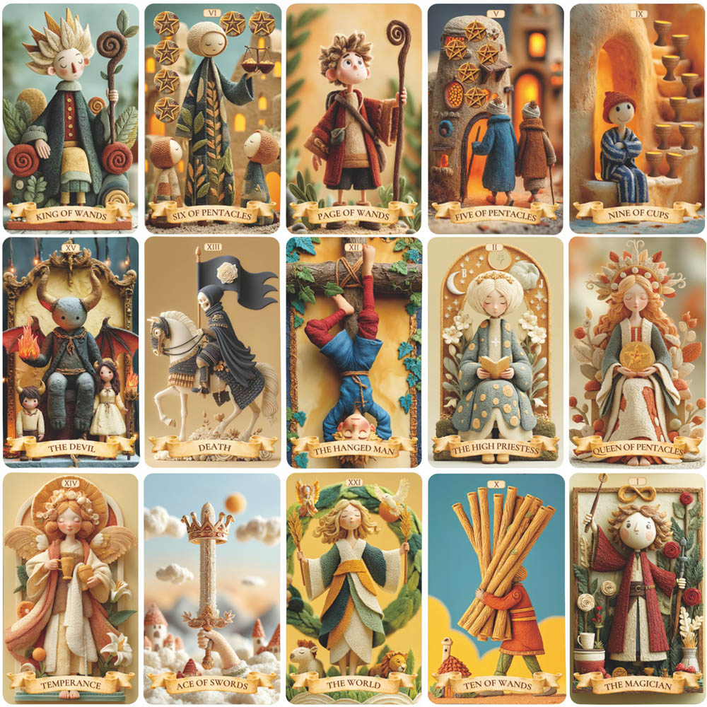 Juego de 78 cartas de Tarot, j - Tarot Deck With Guidebook reseña y precio