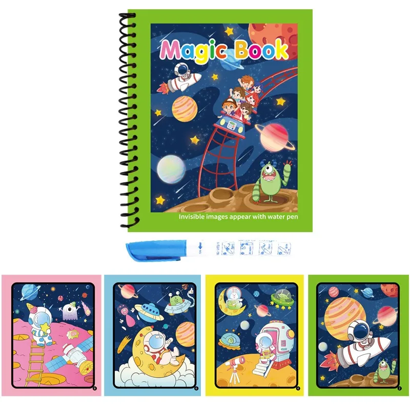Libro mágico reutilizable para - Reusable Water Magic Coloring Book reseña y precio