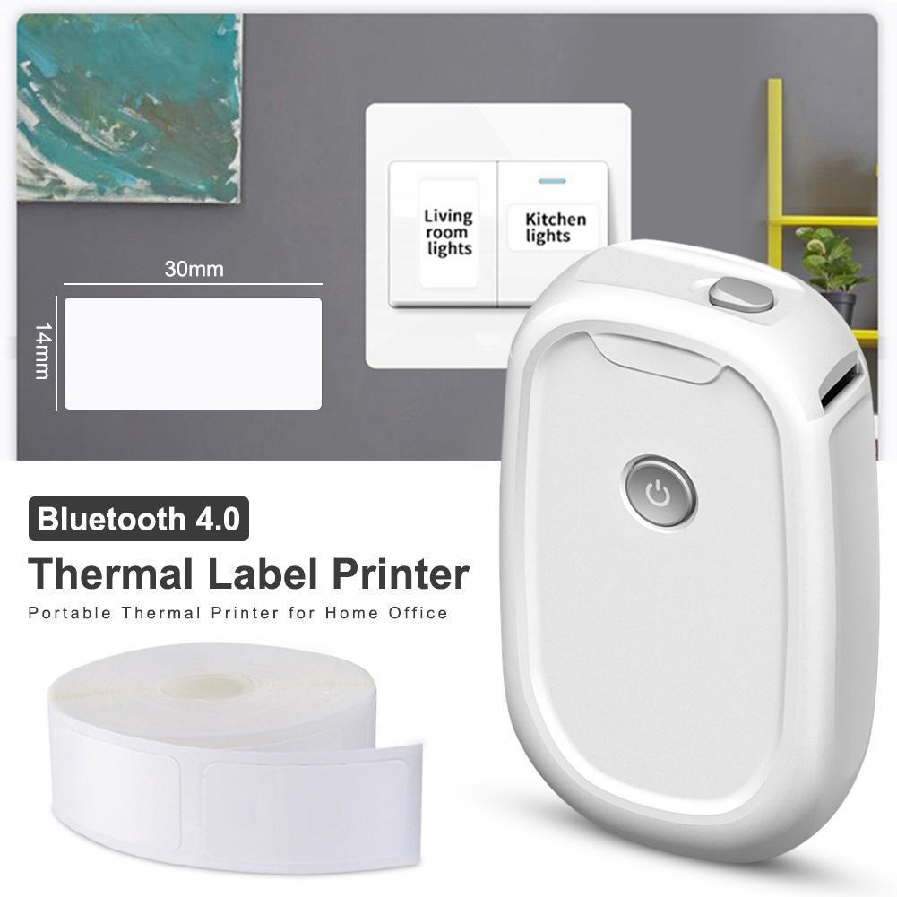 Máquina de fabricación de etiq - Mini Pocket Thermal Printer Paper Roll reseña y precio