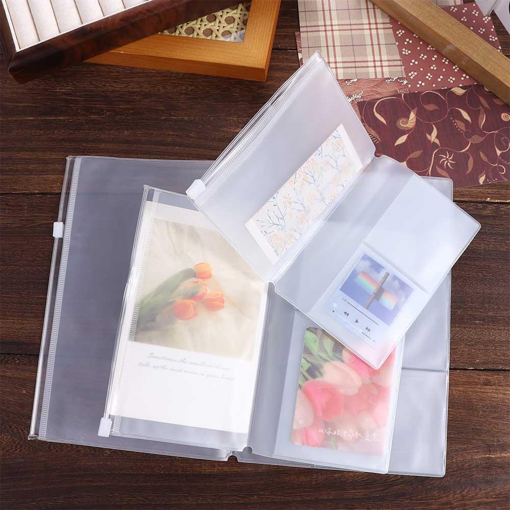Bolsa de PVC con cremallera pa - Vintage Leather Journal Notebook reseña y precio