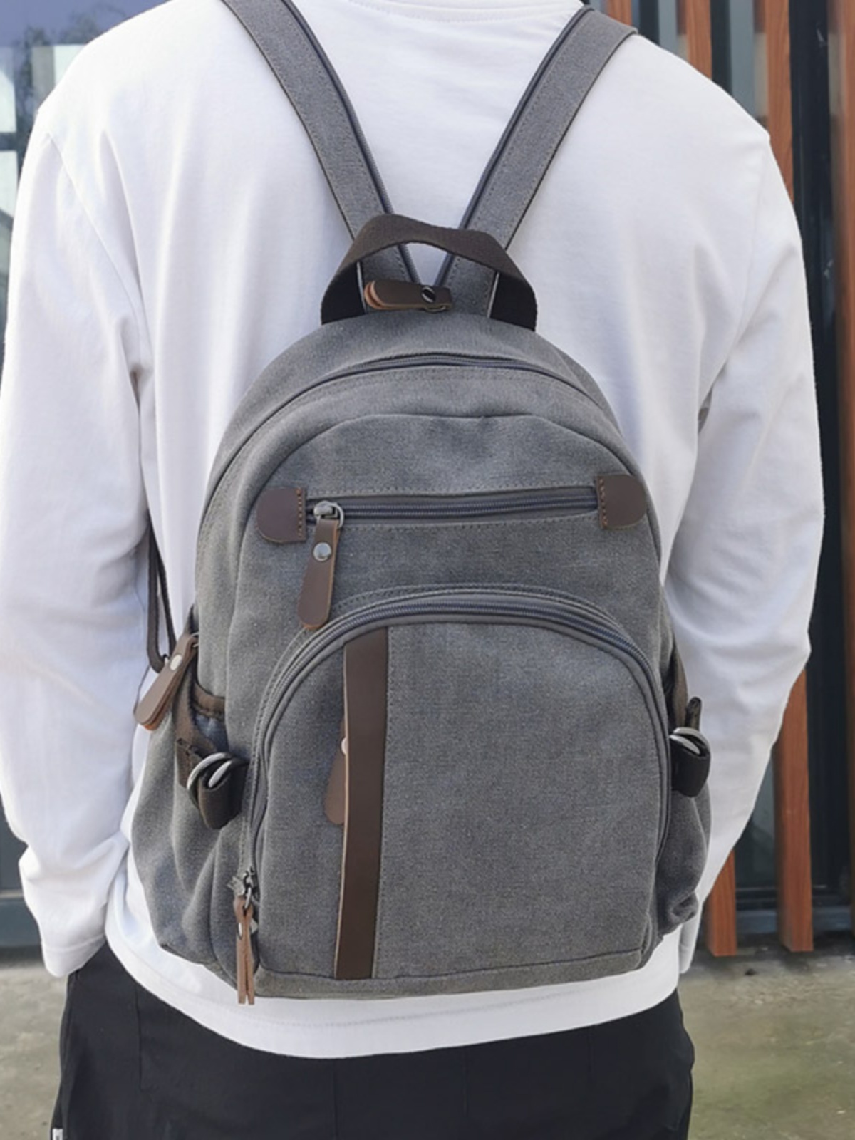 Mochila pequeña de lona, bolsa - Books reseña y precio