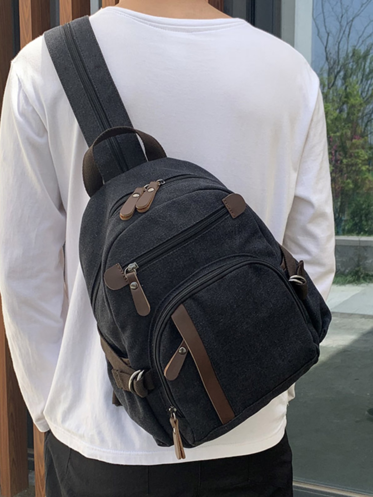 Mochila pequeña de lona, bolsa - Books reseña y precio