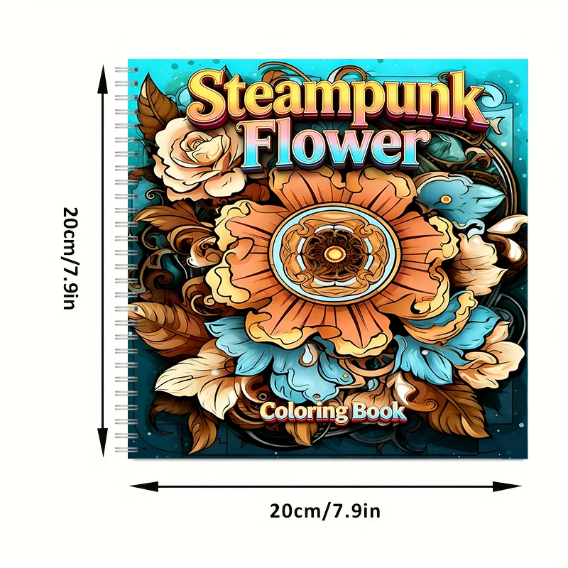 Libro para colorear de flores  - Adult Coloring Book Stress Relief reseña y precio