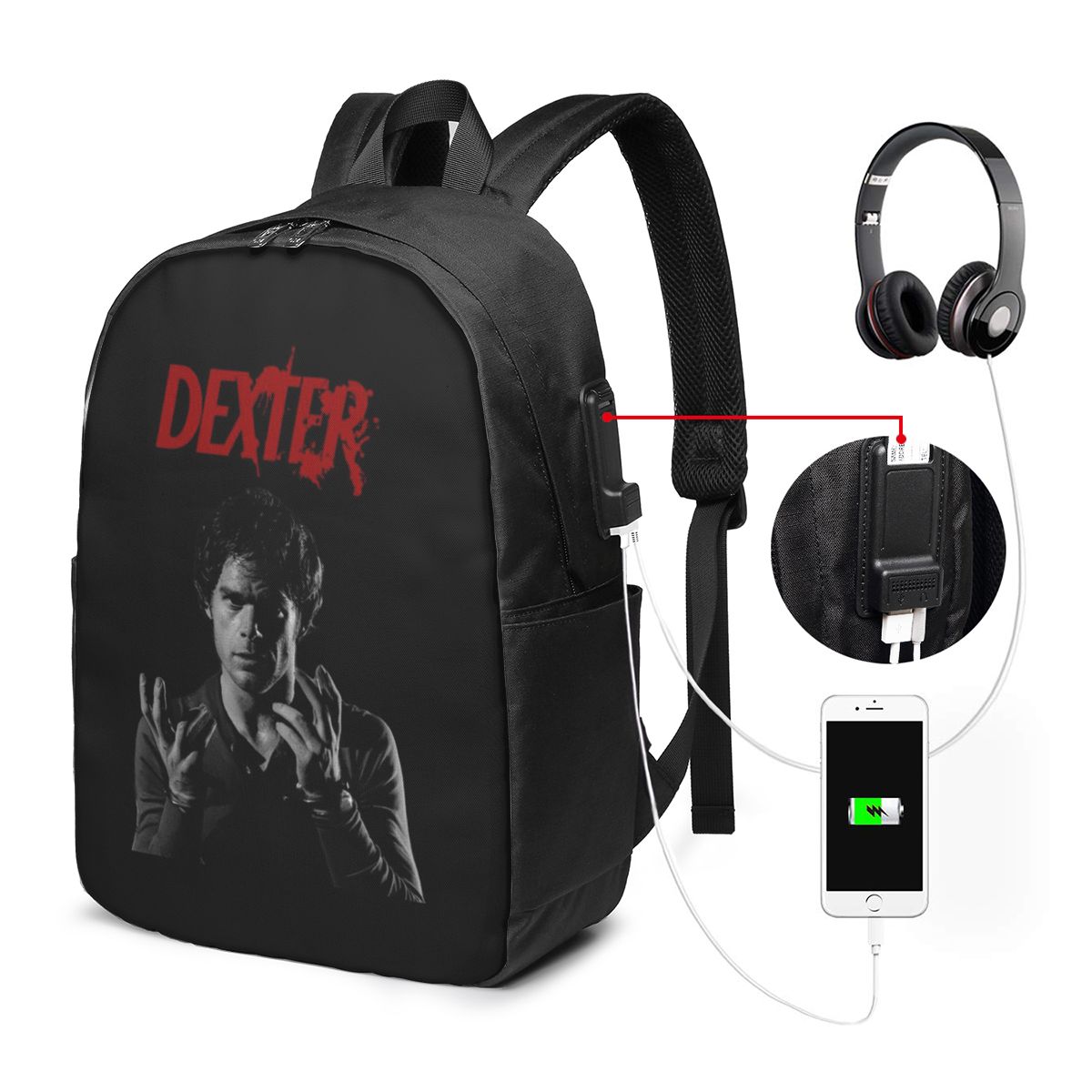Mochila de la película Dexter  - Movies reseña y precio